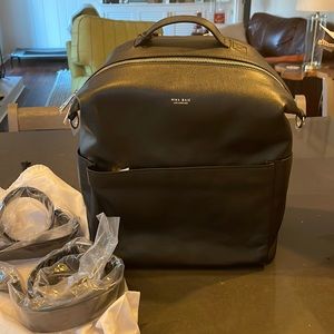 Mina Baie genuine leather Stevie midi